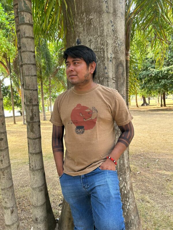 CAMISA ARTE INDIGENA - ARGILA