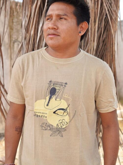 CAMISA ARTE INDIGENA - ALGODÃO