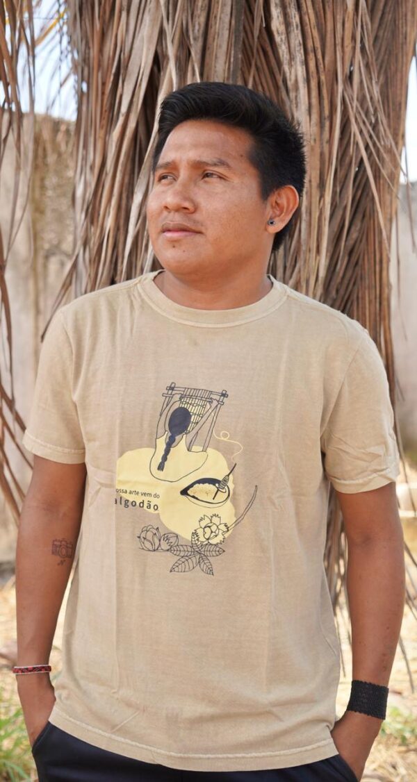 CAMISA ARTE INDIGENA - ALGODÃO