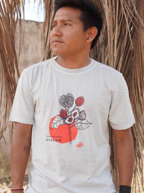 CAMISA ARTE INDIGENA - URUCUM