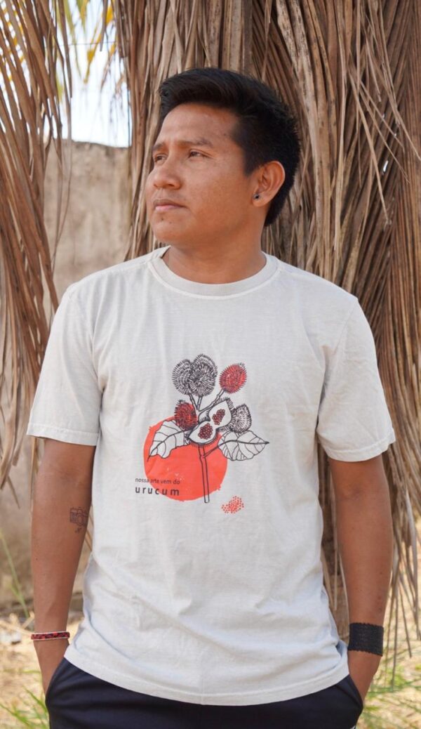 CAMISA ARTE INDIGENA - URUCUM