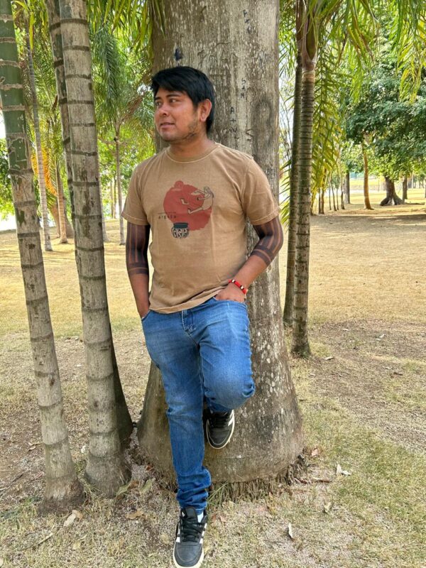 CAMISA ARTE INDIGENA - ARGILA