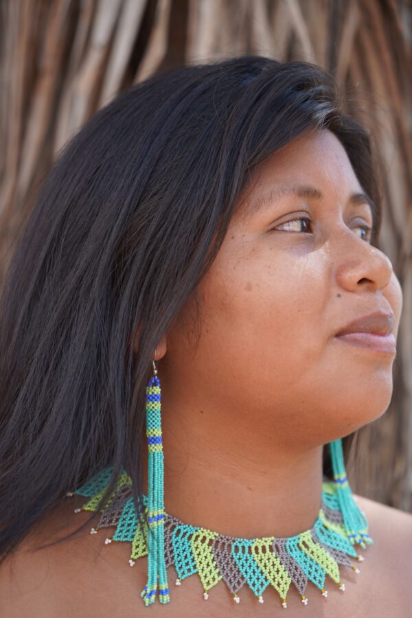 CONJUNTO  COLAR E BRINCO KAYAPÓ